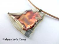Collier éco-responsable recyclage CD DVD 