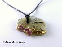 Collier upcycling CD DVD éco-responsable